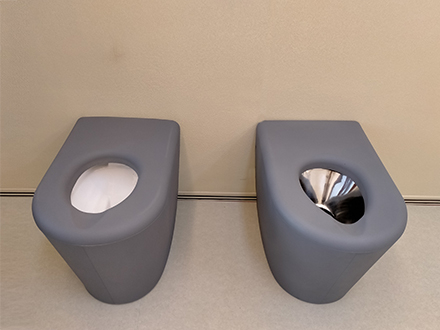 不銹鋼硅膠防撞坐便器