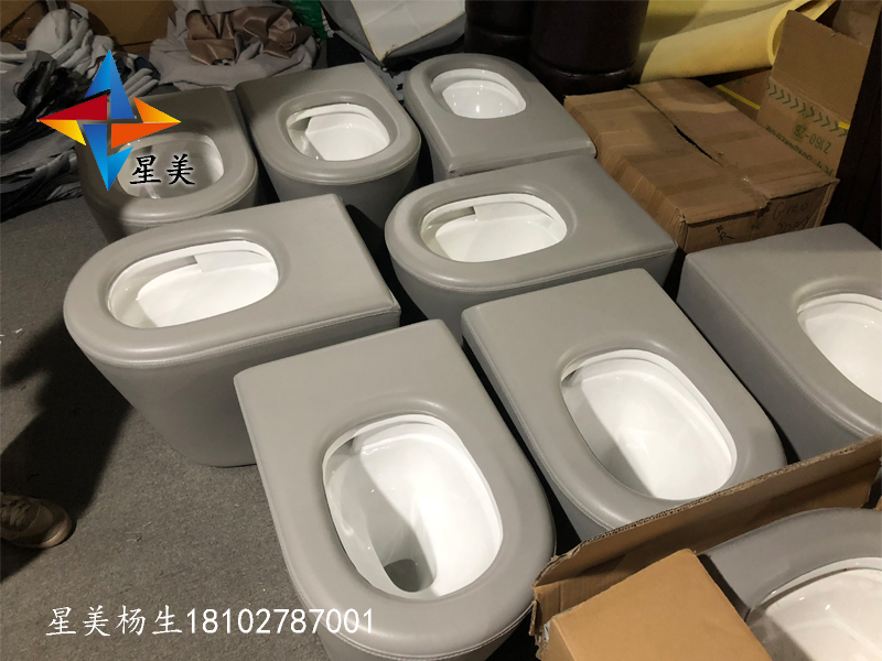 談話室安全防撞馬桶硅膠馬桶，是你想要的防撞軟包