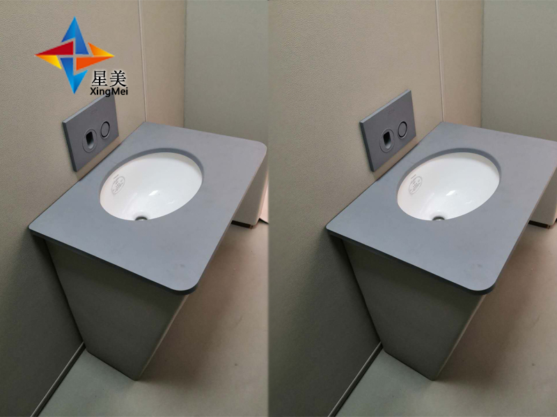 紀(jì)委談話室專用防撞硅膠洗手臺(tái)，硅膠洗手盆