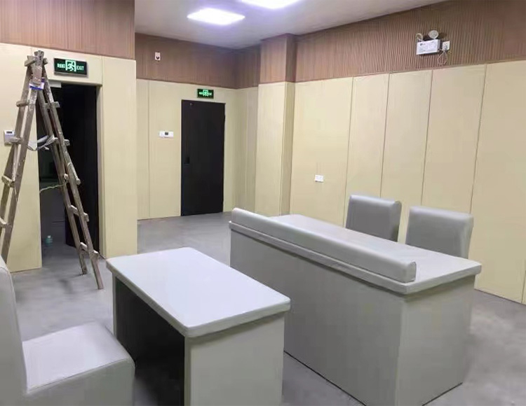 審訊室防撞墻板該如何安裝，廣州星美建材防撞軟包